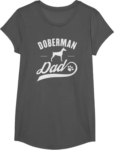 Miniatura 39 de Doberman Dad - Camiseta para amante del dueño del perro, Negro, S