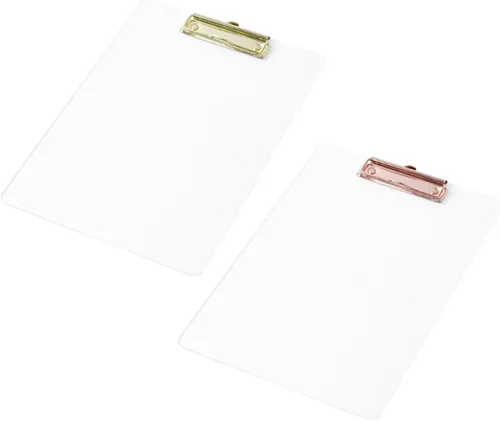 Miniatura 3 de Files Folder Acrylic File Clipboard Folder Writing Pad File Clipboard for Doctor Office Files Organizer (Color : Gold)