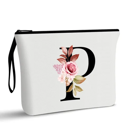 Miniatura 167 de Vavabox A-Z Bolsa de Maquillaje Personalizada, Regalos de Cumpleaños para Mujeres y Mamá, Regalos para la Mejor Amiga, Bolsa de Cosméticos