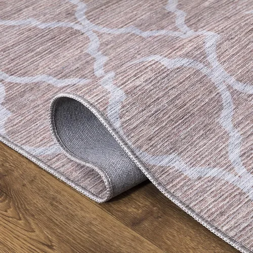 Miniatura 5 de Abani Alfombra rectangular de polipropileno de 4 x 6 pies, diseño moderno de polipropileno, lavable a máquina, resistente a las manchas