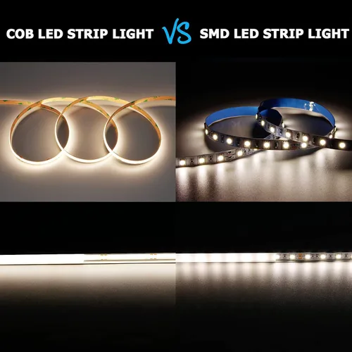 Miniatura 3 de GOMING Tira de luz LED COB de 24 V, blanco natural, 4000 K, 32.8 pies, 3120 LED, CRI 93+ 6300 lm, brillo uniforme, flexible, IP20, no impermeable
