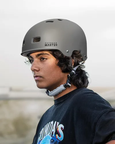Miniatura 7 de OutdoorMaster - Casco de patineta y ciclismo, dos forros extraíbles, ventilación, para varios deportes, scooter, patinaje en línea, patinaje