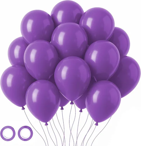 Miniatura 43 de Voircoloria - Globos azul bebé claro, paquete de 66 globos de 12 pulgadas de látex para fiestas para niños y niñas, para cumpleaños, baby shower, 16