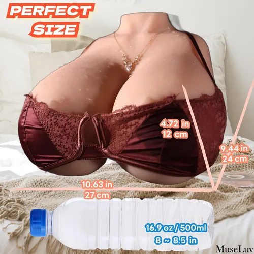 Miniatura 4 de Muñeca sexual masculina Sexo con senos Canales reales 7.05LB Big Realistic Boobs Coño Pocket Torso Love Dolls Vagina Juguete sexual Stroker