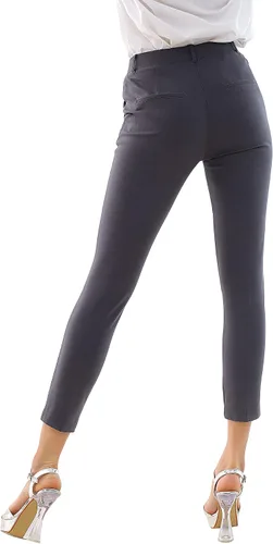 Miniatura 4 de Marycrafts - Pantalones de vestir elásticos para mujer, para trabajo, negocios o hacer yoga, fáciles de poner