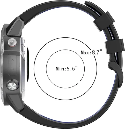 Miniatura 7 de Correa de reloj para Garmin Approach S62/S60, Instinct, Forerunner 945/935, Fenix 6/ GPS, correa de repuesto para reloj