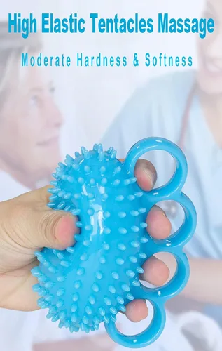 Miniatura 8 de Pelota de terapia de manos - Pelotas para apretar para fortalecer el agarre, aliviar el estrés, yoga y músicos