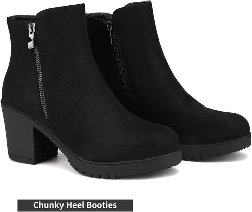 Miniatura 3 de DREAM PAIRS - Botas invernales, de tacón bajo, para mujer