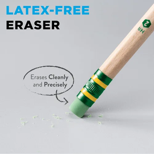 Miniatura 5 de Ticonderoga Envirostik - Lápices de madera, #2 HB suaves, naturales, 12