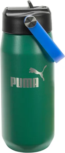 Miniatura 14 de PUMA Botella de agua de acero inoxidable aislada de 18 onzas unisex para adultos con pajilla y asa de transporte