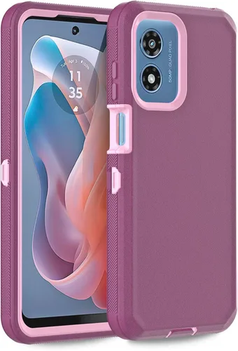 Miniatura 11 de Funda para Moto G 5G 2023, Motorola G 5G 2023, resistente, a prueba de golpes, a prueba de polvo, resistente, protectora, 3 en 1, color negro
