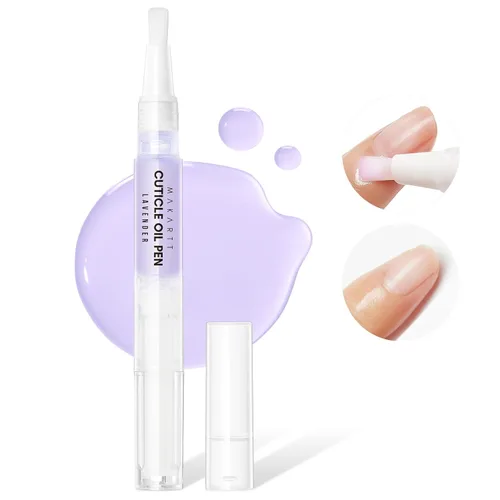 Miniatura 10 de Makartt Lápiz de aceite para cutículas, cuidado de uñas: 12 piezas de reparación y suavizante con vitamina E, kit de crema hidratante para uñas