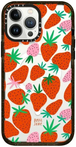 Miniatura 232 de CASETiFY Impact - Funda para iPhone 13 [protección contra caídas de 6.6 pies/compatible con Magsafe] Black Kingsnake, color negro transparente