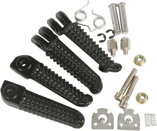 TCT-MOTORPARTS Estriberas delanteras y traseras para Yamaha YZF R1 YZFR1 1998-2025 R6 2003-2020