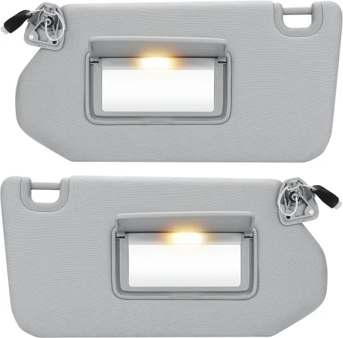 Miniatura 9 de TadaMark Visera solar del lado izquierdo del conductor compatible con Nissan Pathfinder 2013 2014 2015 2016 2017 2018 Infiniti QX60 2014 2015 2016
