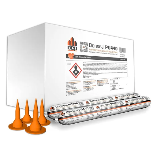 Miniatura 11 de DCP Donseal PU440 Sellador de poliuretano para hormigón, acera, 1 paquete – Relleno de junta de expansión, masilla que no se hunde para cimientos