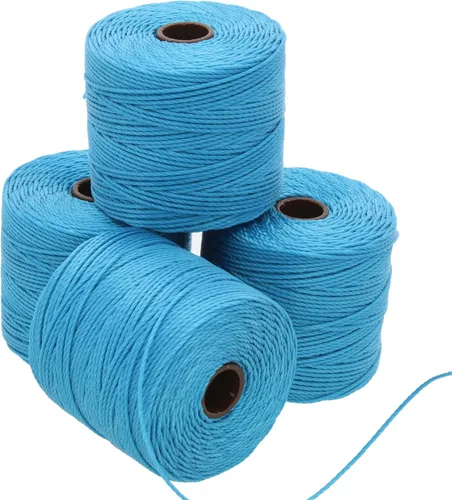 Miniatura 29 de The Beadsmith S-Lon Cordón para Cuentas – Cordón de Nylon Torcido de 0.5 mm para Ensartar, Paquete de 4, Mezcla de Neutrales Fríos, TEX210, 77