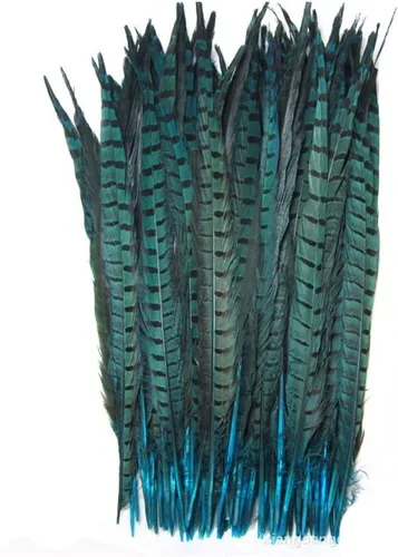 Miniatura 3 de kolight Juego de 100 piezas Natural teñido de faisán plumas 12 – 14 inch decoración DIY