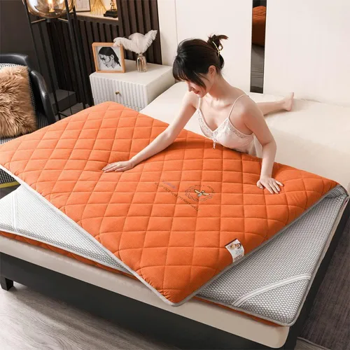 KKCD Colchón enrollable para invitados, colchón de futón antideslizante japonés, tapete plegable para dormir, tapete de suelo de tatami, colchón de