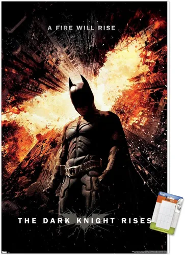 Miniatura 9 de DC Comics Movie The Dark Knight Rises - Póster de pared de una hoja, 34 pulgadas de largo x 22.4 pulgadas de ancho, versión premium sin marco
