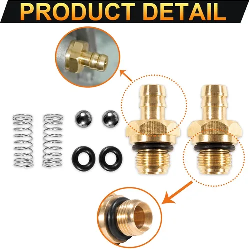 Miniatura 4 de YMT Kit de inyector químico para lavadora a presión, inyector de jabón para Briggs y Stratton, para Homelite, para Ryobi y Husky