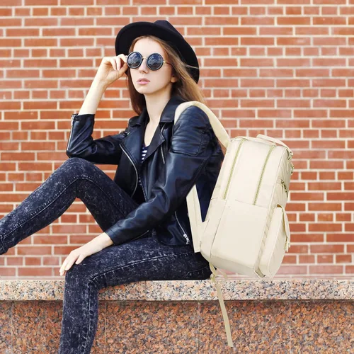 Miniatura 6 de Linda Mochila Estética para Escuela Secundaria y Preparatoria, para Adolescentes y Estudiantes Universitarias, Mochila para Laptop para Mujeres