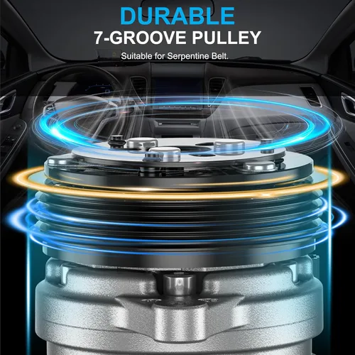 Miniatura 3 de Compresor de CA con embrague - Compatible con 68677 - Compatible con Toyota Tacoma 2.7L 4.0L 2005-2015