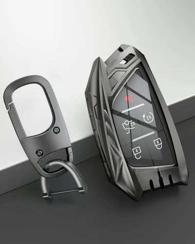 Miniatura 7 de Funda para llavero de Corvette C8, estuche soporte protector de llave inteligente 2020 2021 2022, Gris, Moderno