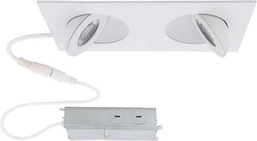 Miniatura 6 de Lotos - Luz LED empotrable ajustable de 2 pulgadas, 1 luz, 3000 K, blanco cálido, 6 W, 530 lúmenes, hermética IC, 120 V-277 V, universal