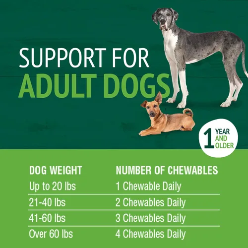 Miniatura 3 de Petnc - Multimasticables para adultos (75 unidades), soporte diario multivitamínico y multimineral para perros, incluye zinc, magnesio y más, apoya