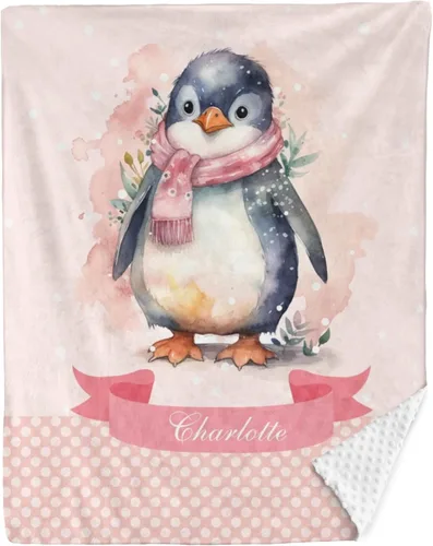 Miniatura 38 de Mantas de bebé personalizadas para niños, manta de felpa suave de doble capa con respaldo de puntos, manta personalizada de oso minky, manta de bebé