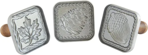 Miniatura 13 de Nordic Ware – Sellos de galletas fundidos geométricos
