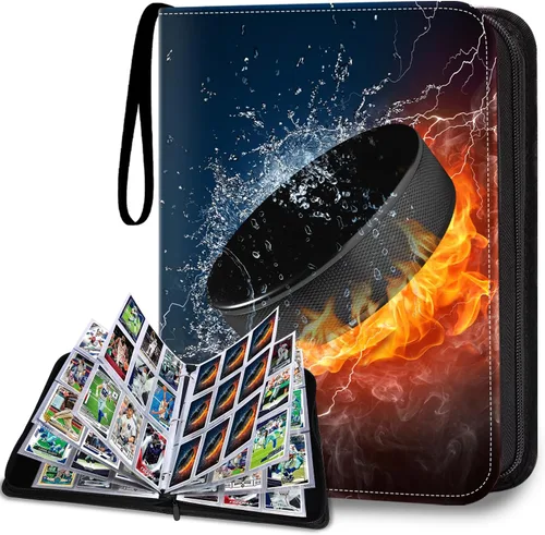 Miniatura 12 de Carpeta de tarjetas coleccionables con funda, 900 bolsillos, carpeta de tarjetas de fútbol, organizador de almacenamiento de tarjetas deportivas