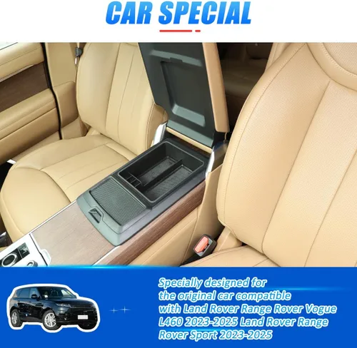 Miniatura 3 de Para Land Rover Range Rover Vogue L460 2023-2024 - Consola central de coche, caja de almacenamiento, bandeja organizadora para Range Rover