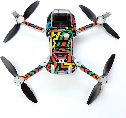 Miniatura 3 de MightySkins Skin para DJI Mavic Mini Drone Quadcopter portátil - Hyper Funda protectora de vinilo duradera y única Fácil de aplicar, quitar