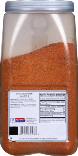 Miniatura 2 de McCormick Culinary condimento para pollo asado, 2.9 kg (paquete de 3) - Tres envases de 2.9 kilogramos de condimento para pollo asado para platos