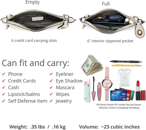 Miniatura 3 de joy susan Mini cruz para mujer bolso de mano de pulsera