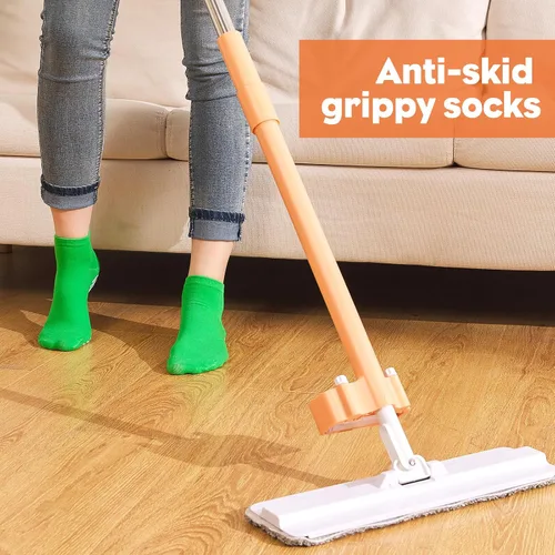 Miniatura 5 de 12 pares de calcetines de agarre de pilato para mujer, calcetines de yoga antideslizantes con agarres, calcetines de hospital, calcetines de tobillo