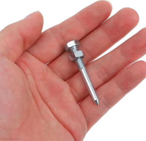 Miniatura 5 de Gatuida 20 púas de césped, picos de tierra de uñas, picos para aireador de hielo, estacas de repuesto para zapatos, herramienta de pinchos
