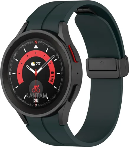 Miniatura 20 de Correa deportiva de silicona para Galaxy Watch 5 Pro de 1.772 pulgadas, sin huecos, compatible con Galaxy Watch 7, 6, 5, 4, correa de repuesto