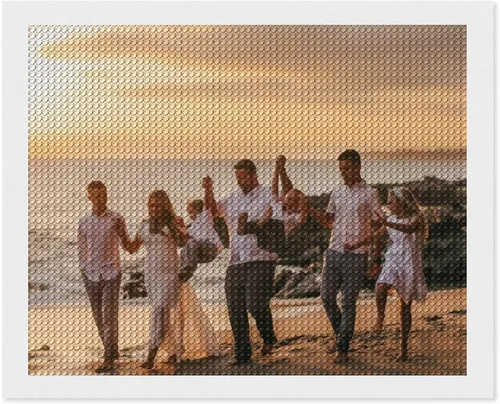 Miniatura 13 de Oznufi Kits de pintura de cuentas personalizadas para adultos, taladro completo, cuentas de fotos 5D personalizadas, imagen personalizada, regalos