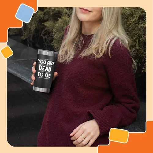 Miniatura 6 de NewEleven Vaso de 20 onzas – Regalo de despedida para compañero de trabajo, vaso de acero inoxidable sin BPA, aislamiento al vacío de doble pared