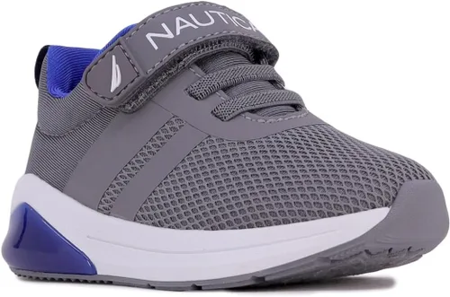 Miniatura 3 de Nautica Tenis deportivos para correr con luz intermitente para niños y niñas, modernos y divertidos para niños y niñas, disponibles en tallas