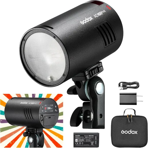 Miniatura 10 de Godox AD600BM II - Estroboscópico de flash para exteriores actualizado GN87 600W, 2.4G inalámbrico, sincronización de 1 toque con disparador X3