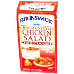 Brunswick (Estilo Buffalo) Ensalada de pollo (con galletas) 3.25oz 12pk