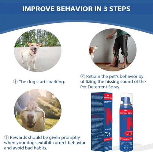 Miniatura 7 de Gutes Leben Spray corrector para perros, 2.4 fl oz, entrenador de perro para detiene ladridos, saltos, ayuda a detener el comportamiento innecesario