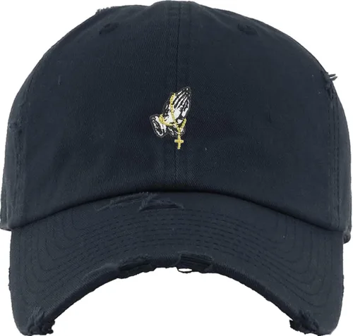 Miniatura 2 de Gorra de béisbol con diseño de manos rezando, para papá, estilo polo no construido, ajustable