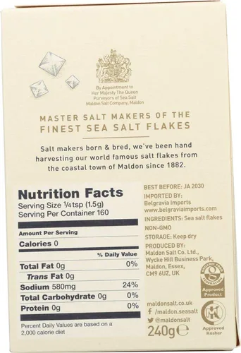 Miniatura 2 de Maldon Crystal Salt Co Crystal Salt Co Original - Copos de sal marina (12 x 8.5 onzas)