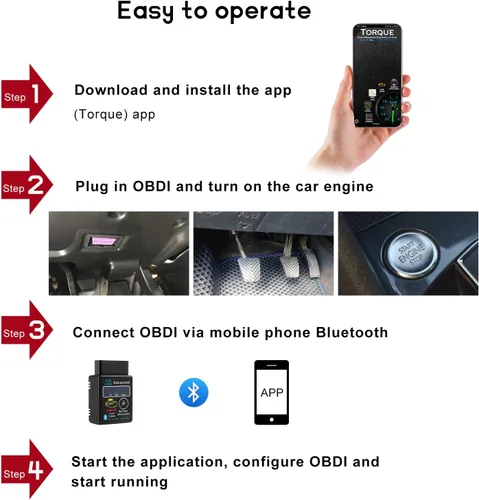 Miniatura 3 de Escáner Bluetooth OBD2 para Coche, Lector de Códigos de Diagnóstico Inalámbrico OBD II, Herramienta de Escaneo Bluetooth, Adaptador Universal