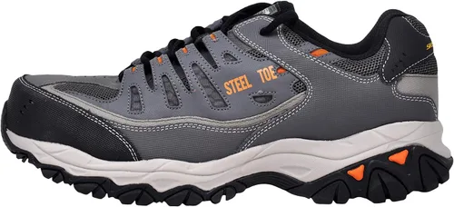 Miniatura 22 de Skechers Zapatos de construcción Cankton con punta de acero para hombre, clasificación de peligro eléctrico, espuma viscoelástica